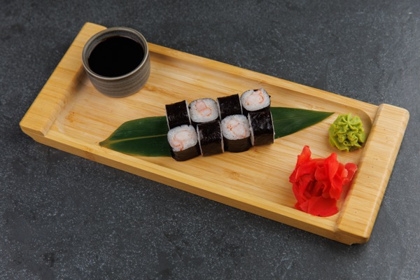 Маки ролл с креветками