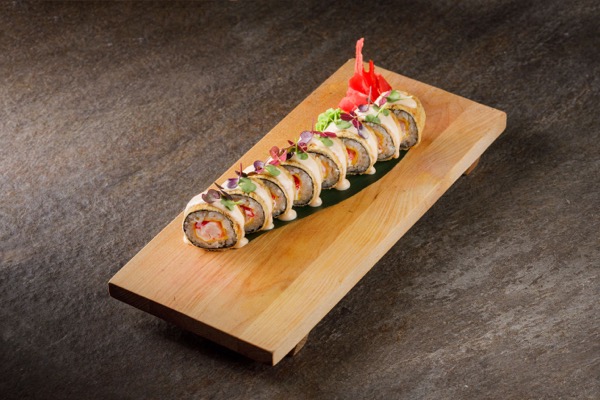 Темпура чиз-ролл с креветкой