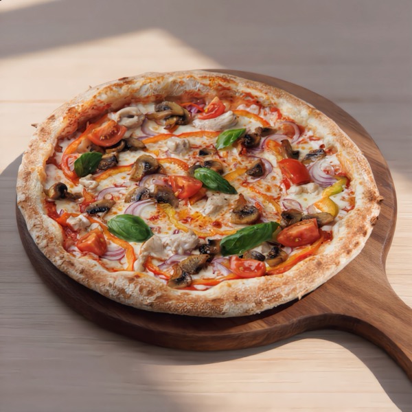 д Пицца с курицей и болгарским перцем