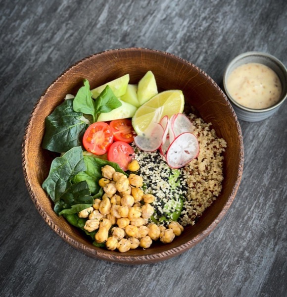 Будда-боул с жареным нутом