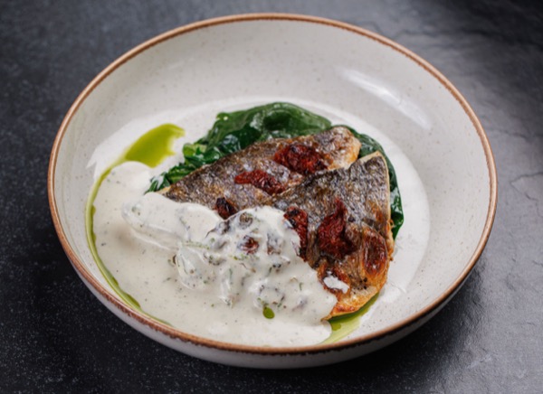 Филе Дорадо из дровяной печи