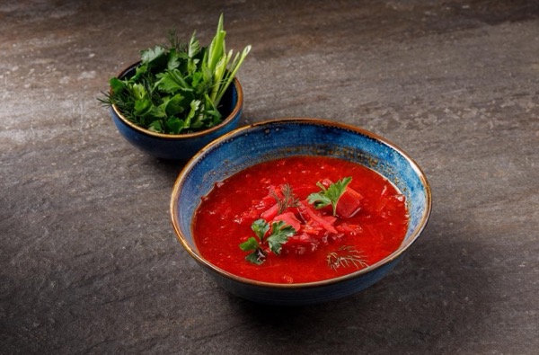 Борщ постный